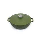 Sauteuse Redonda Con Tapa - Verde