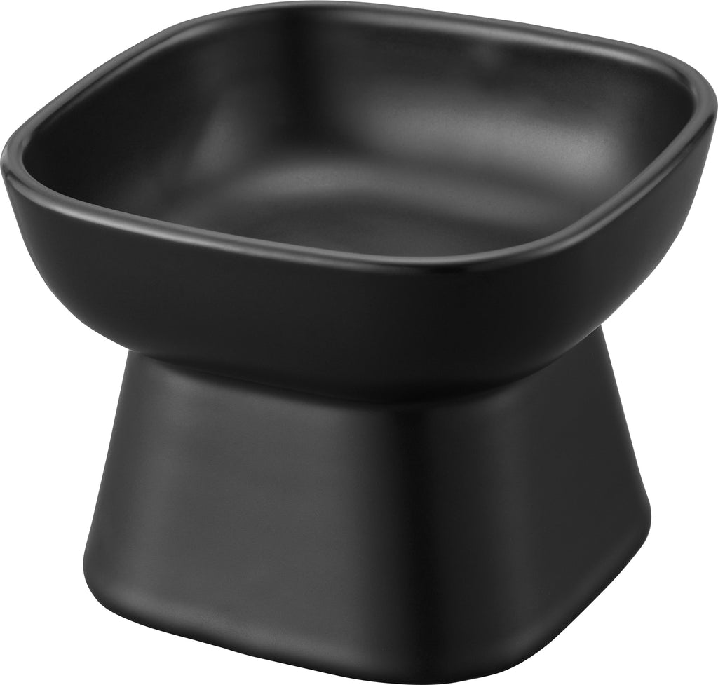 Comedero de cerámica Tower - Negro