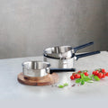 Set De 3 Casseroles En Acier Inoxydable - Qulinox - Argenté
