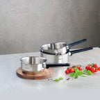 Set De 3 Casseroles En Acier Inoxydable - Qulinox - Argenté