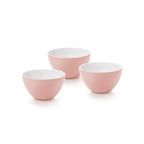 Set Of 3 Small Bowls - Melamine - Old Rose