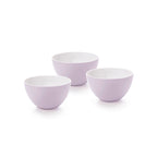 Set Of 3 Small Bowls - Melamine - Lavender