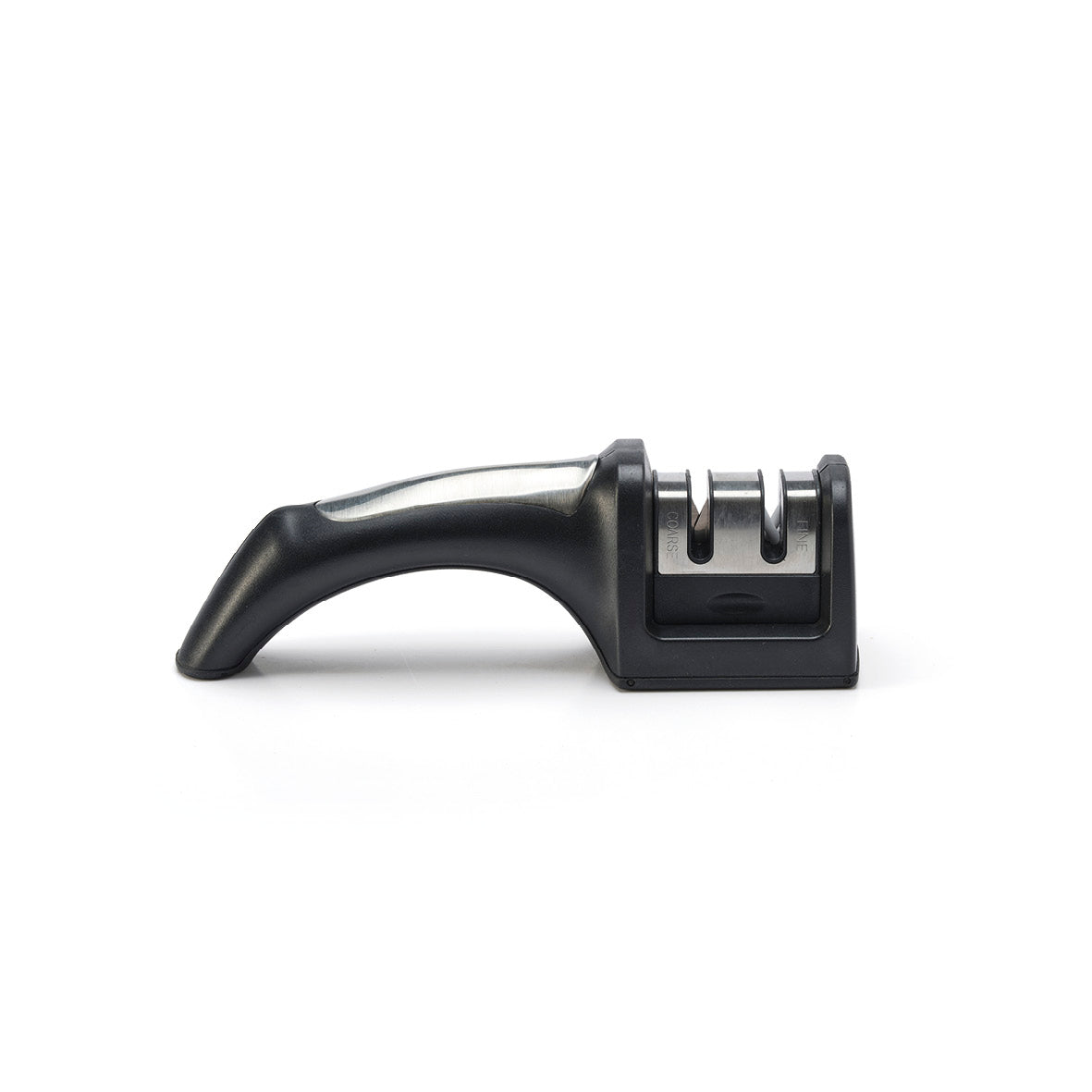 Stainless Steel Knife Sharpener - Silver/Black