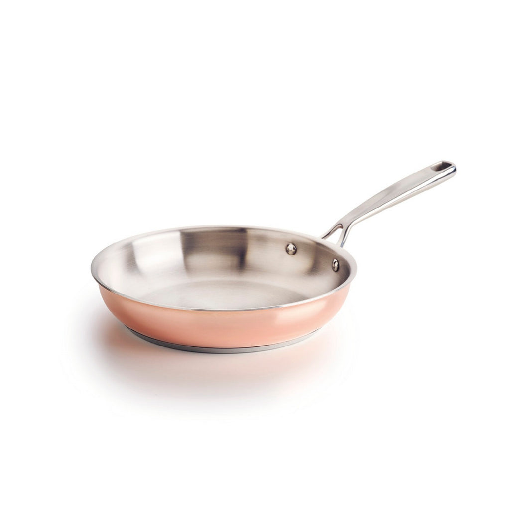 Triply Copper Stainless Steel Frying Pan 24 Cm - Copper