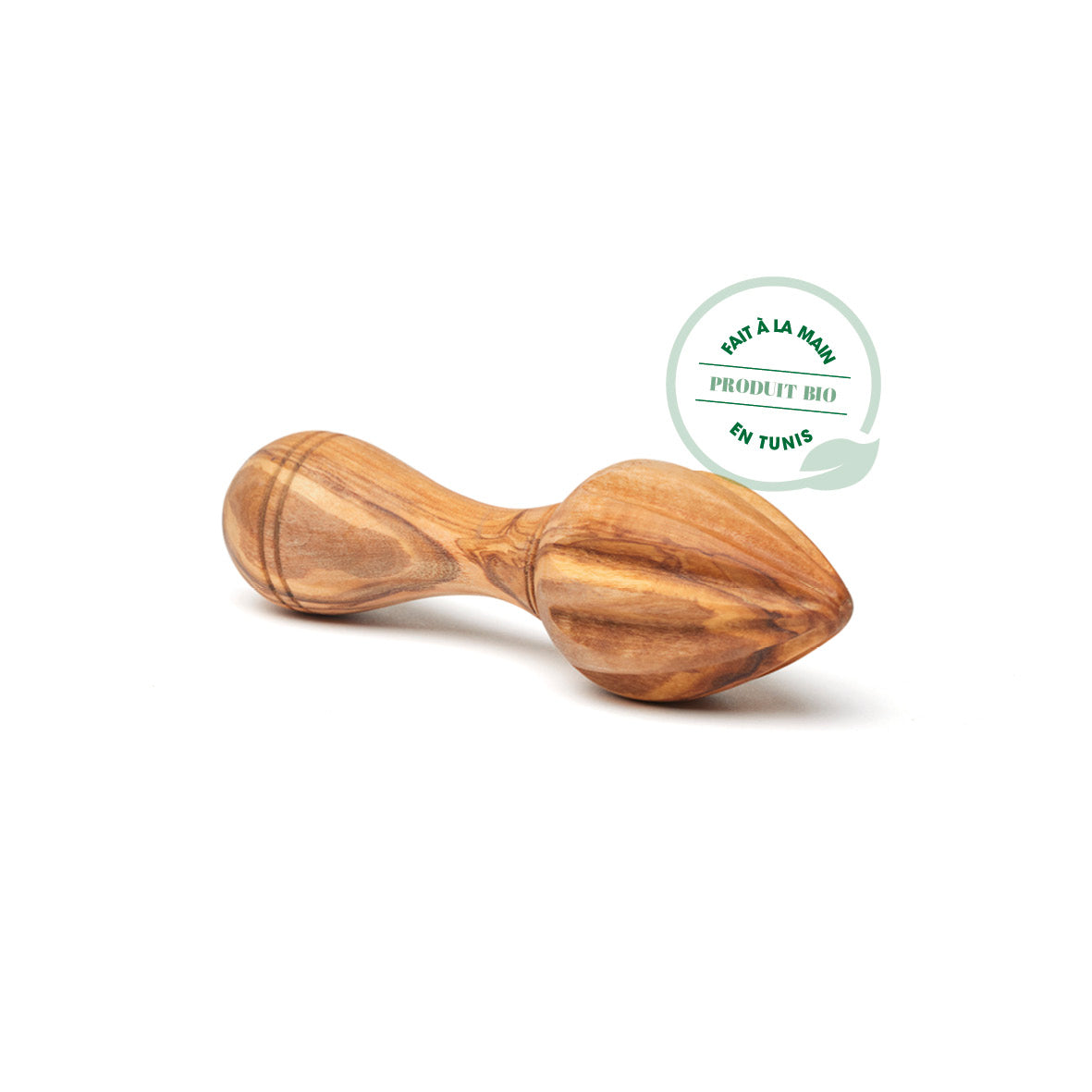 Exprimidor de cítricos manual de madera de olivo - Madera