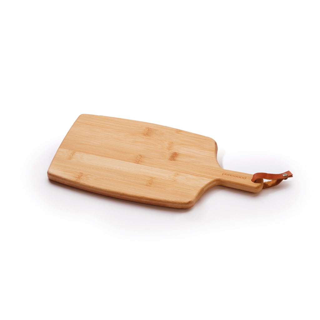 Tabla De Cortar Rectangular Con Mango - Bambú - Madera - 3 Tamaños
