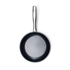 Set of 3 Non-Stick Frying Pans - Qulinox Pro Ceramic - Silver