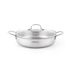 Triply Sauté Pan With Lid - Multinox - Silver - 28cm