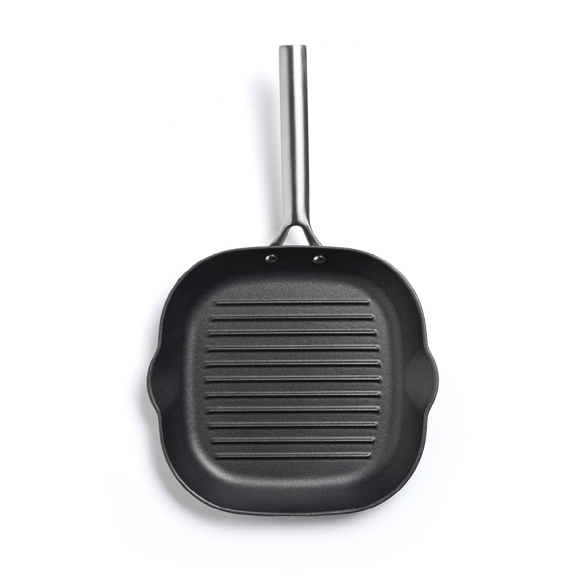 Poêle Gril En Fonte - 28 Cm - Noir