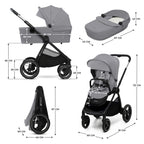 Nea 2 Versatile Pushchair Light Grey