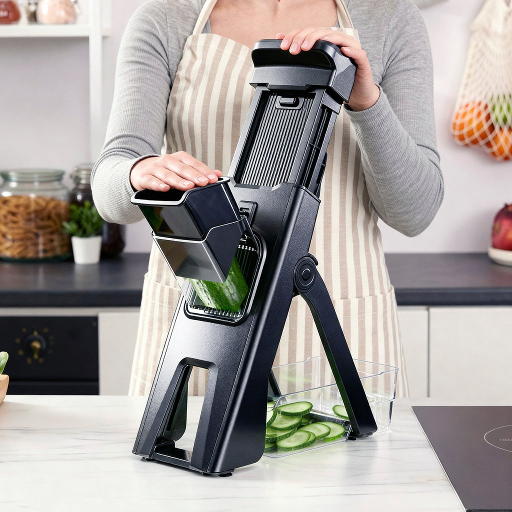 Mandoline Verticale Compacte - Noir