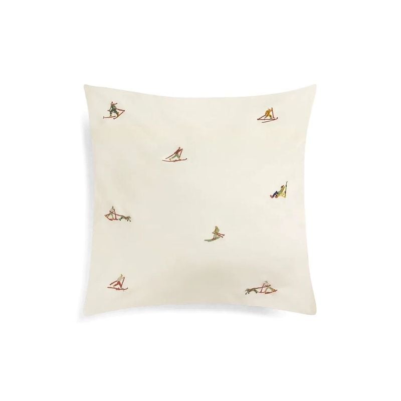 Housse De Coussin Ski - Écru