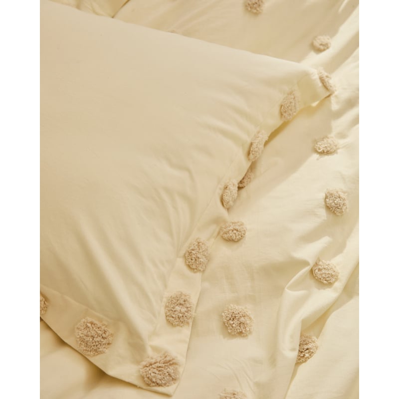 Housse De Coussin Peonia - Écru