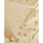 Housse De Coussin Peonia - Écru