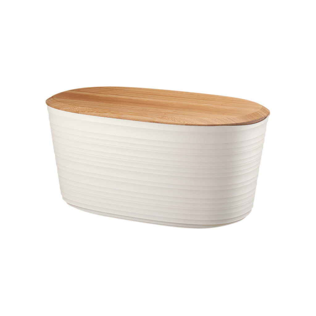 Panera Con Tapa Tabla De Bambú "Tierra"