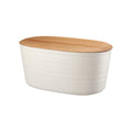 Panera Con Tapa Tabla De Bambú "Tierra"