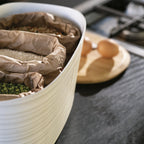 Panera Con Tapa Tabla De Bambú "Tierra"