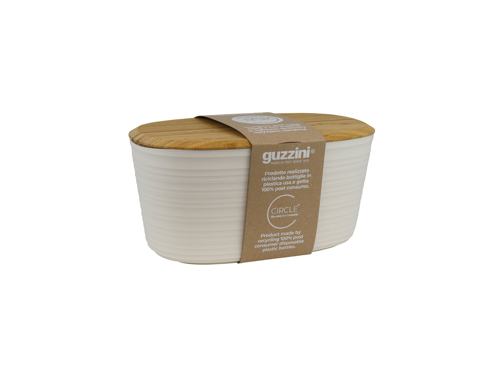 Panera Con Tapa Tabla De Bambú "Tierra"