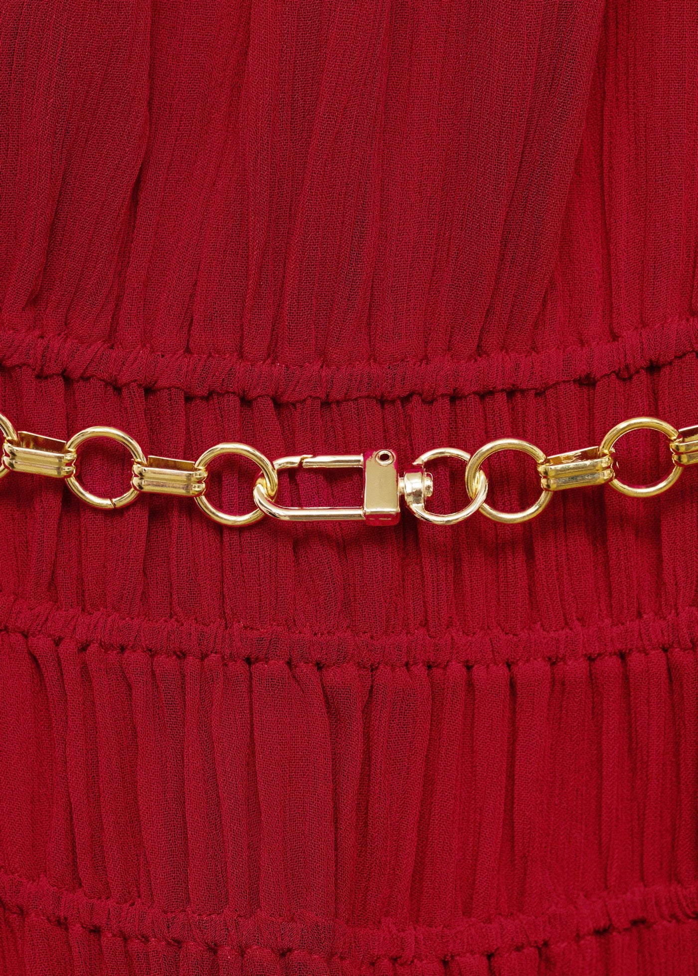 Robe Asymétrique Froncée Ceinture