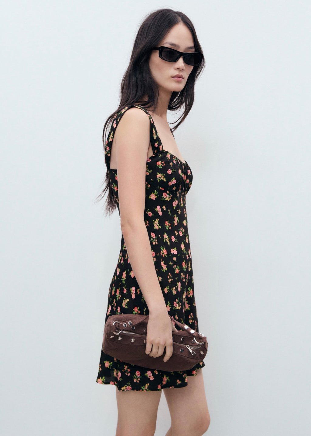 Robe Col Froncé