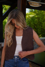 Gilet Sans Manches Elia - Marron