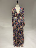 Berenice - Robe Longue Plume Lurex - Print Lou