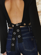Top Edgy Black
