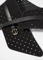 Ceinture P Peyton Perforée - Noire