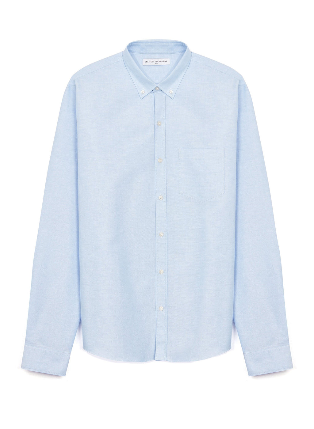 Chemise Oxford Easycare Bouton - Bleu Ciel - Homme