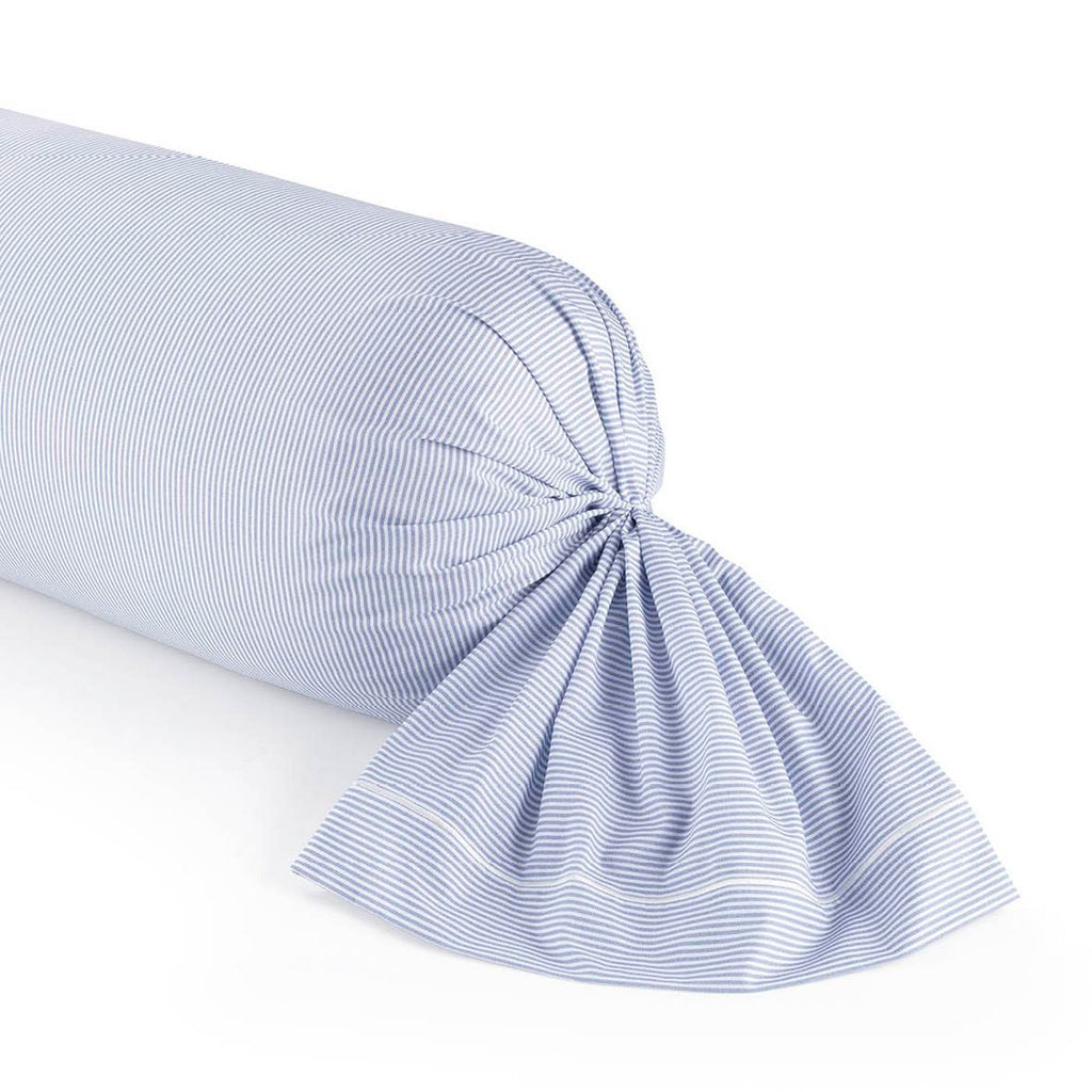 Rolrondkussensloop Percale Katoen - Lyon Lichtblauw