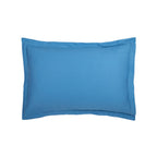 Funda de Almohada de Satén de Algodón - Lisa 1 Azul Baratta 05
