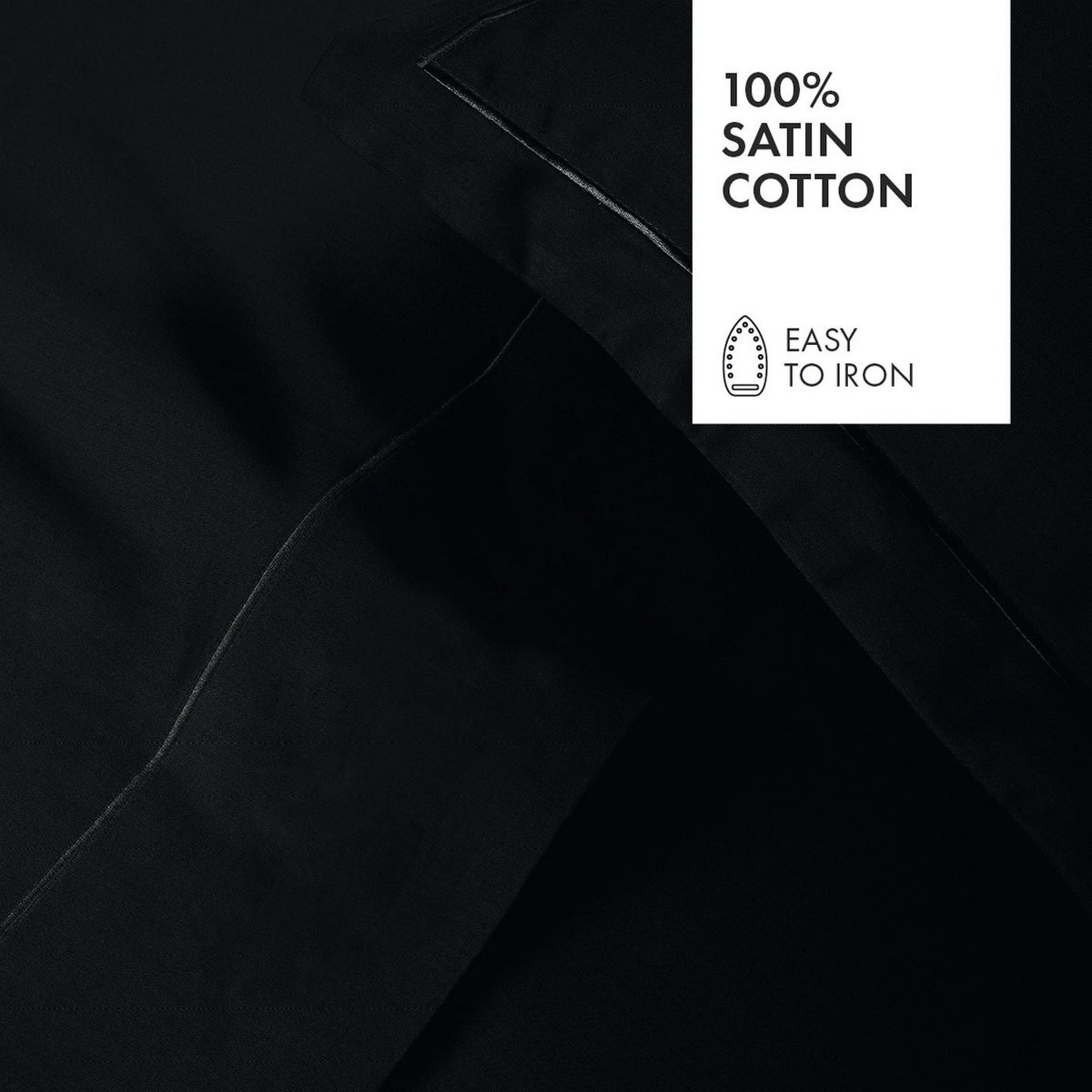 Funda De Almohada De Satén De Algodón - Liso 1 Baratta Gris 03
