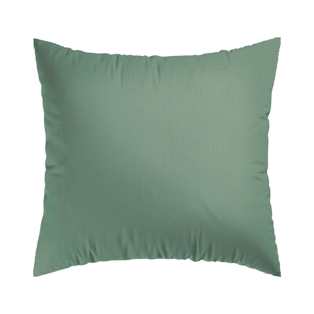 Funda de Almohada de Gasa de Algodón - Uni Verde 12