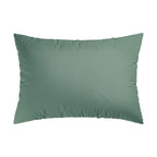 Funda de Almohada de Gasa de Algodón - Uni Verde 12