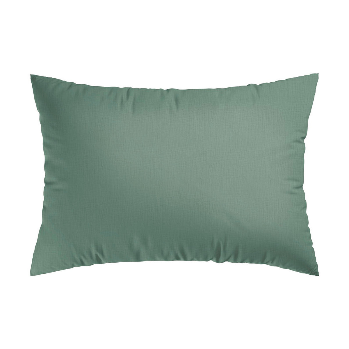 Funda de Almohada de Gasa de Algodón - Uni Verde 12