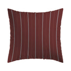 Funda de Almohada de Satén de Algodón - Elior Burdeos