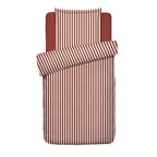 Funda Nórdica + Funda De Almohada Satén De Algodón - Tyra Rojo