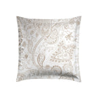 Set de 2 Fundas de Almohada de Satén de Algodón - Paisley Topo