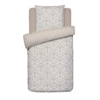 Housse De Couette + Taie D'Oreiller Satin De Coton - Victorian Taupe