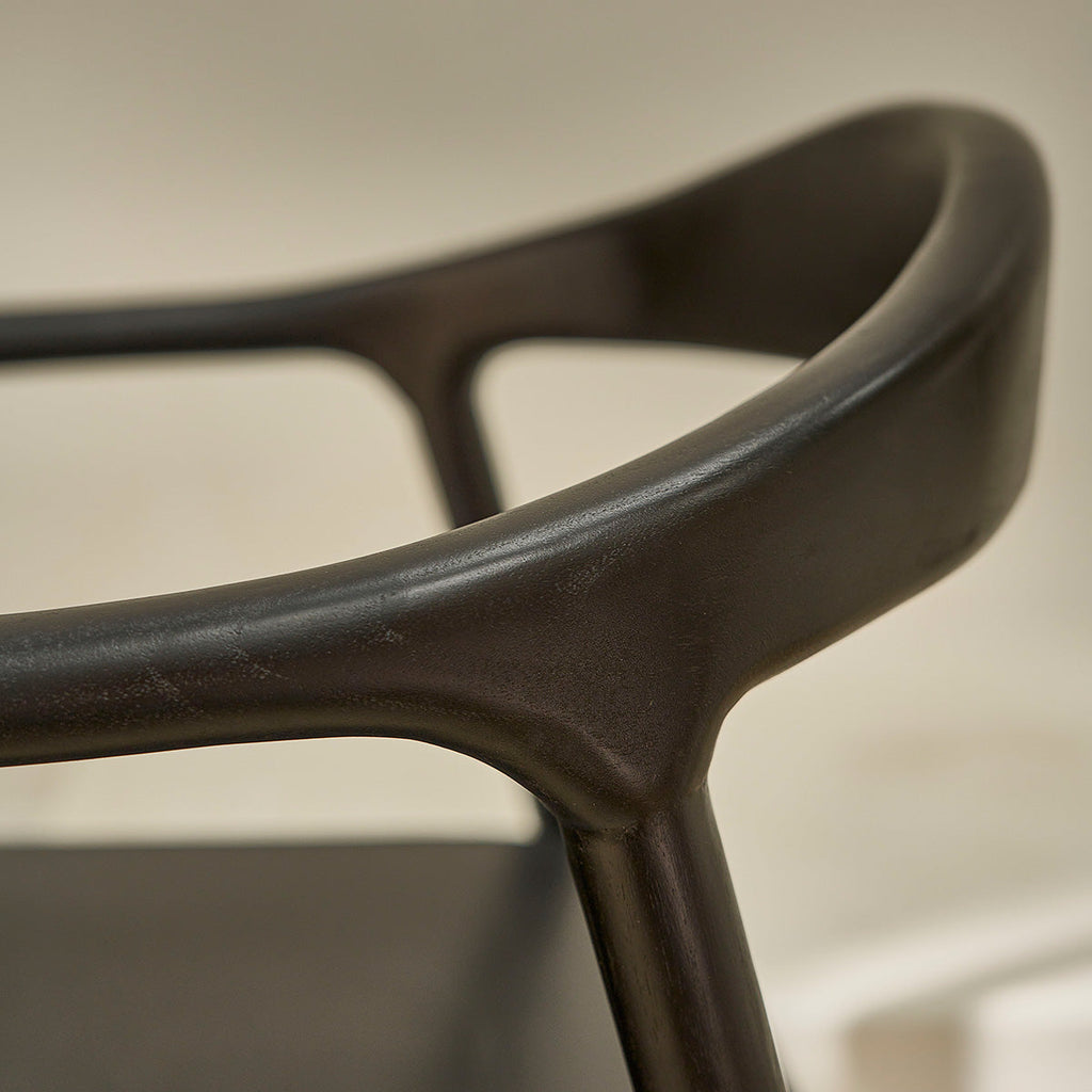 Ambre - Solid Teak Chair - Black