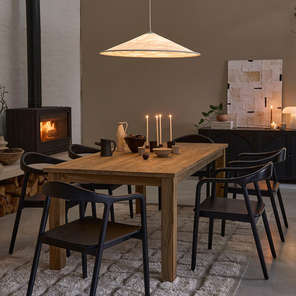 Ambre - Solid Teak Chair - Black