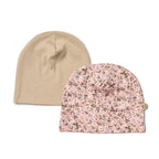2 Aidan Soft Hats - Rose Powder Flowers - Kids
