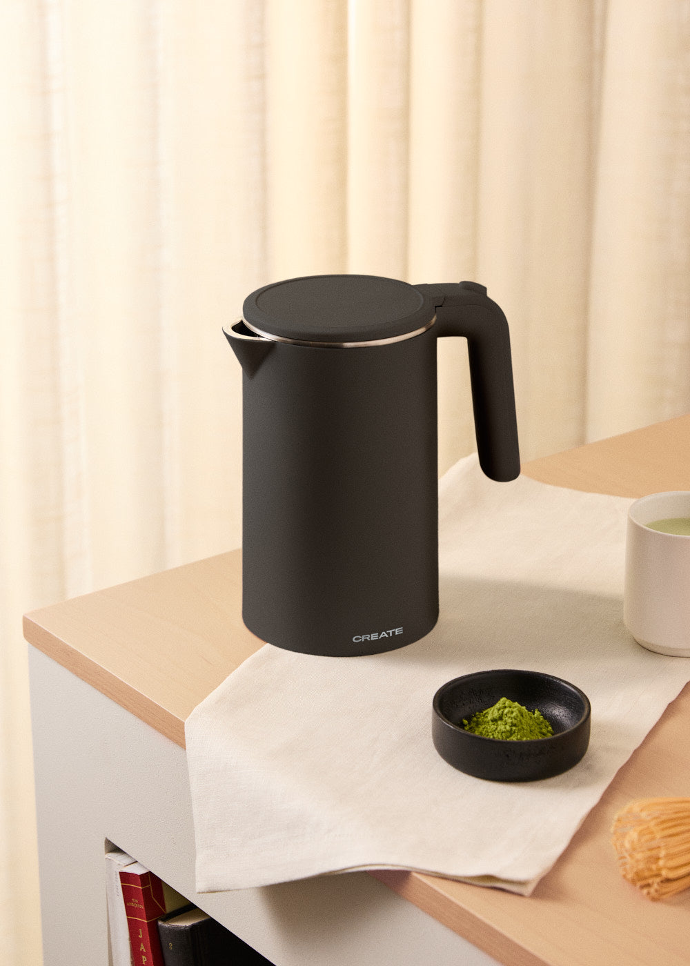 Kettle Studio Pro - Hervidor de Agua Eléctrico - 1L - Negro