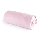Sábana Bajera Satén De Algodón - Rosa Claro - Liso