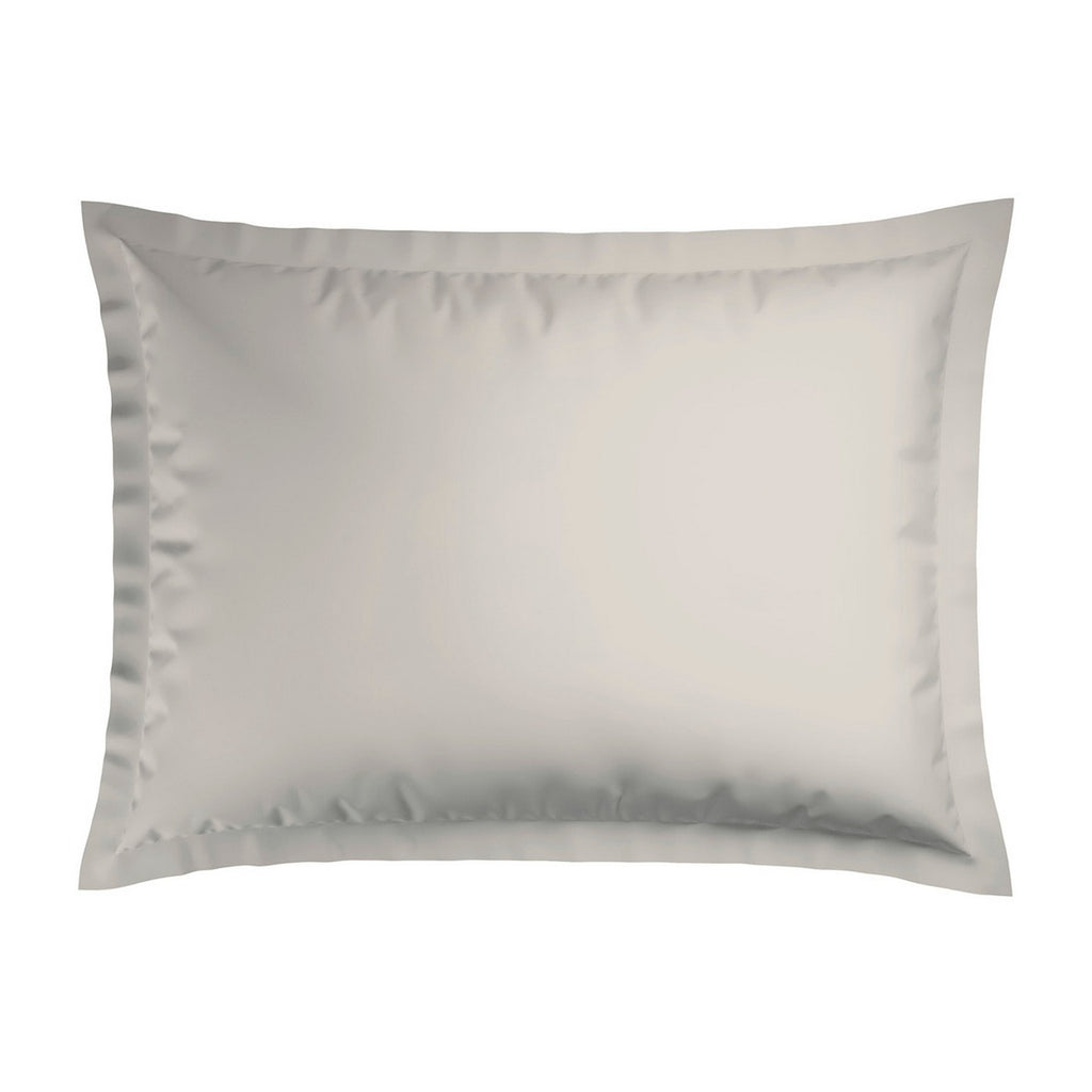 Set de 2 fundas de almohada de satén de algodón de rayas tejido dobby - Taupe - Dobby Stripe Woven