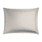 Set de 2 fundas de almohada de satén de algodón de rayas tejido dobby - Taupe - Dobby Stripe Woven