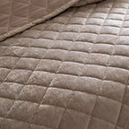 Copriletto Corduroy - Tortora - Diamond