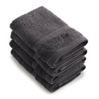 Set De 4 Toallas De Tocador - Gris Oscuro - Vague