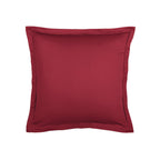 Set de 2 fundas de almohada de satén de algodón - Burdeos 01 - Liso 1 Baratta