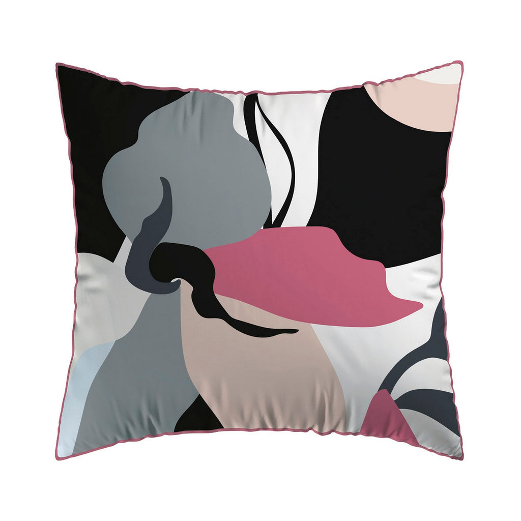 Funda De Almohada De Satén De Algodón - Azul Claro - Poésie Florale